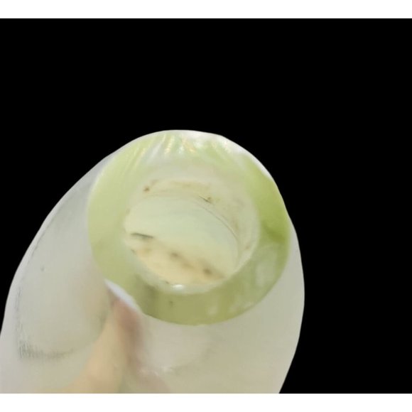 Mt St Helens Ash Glass Vase Iridescent Shimmery Footed Bud Vase - Picture 6 of 6